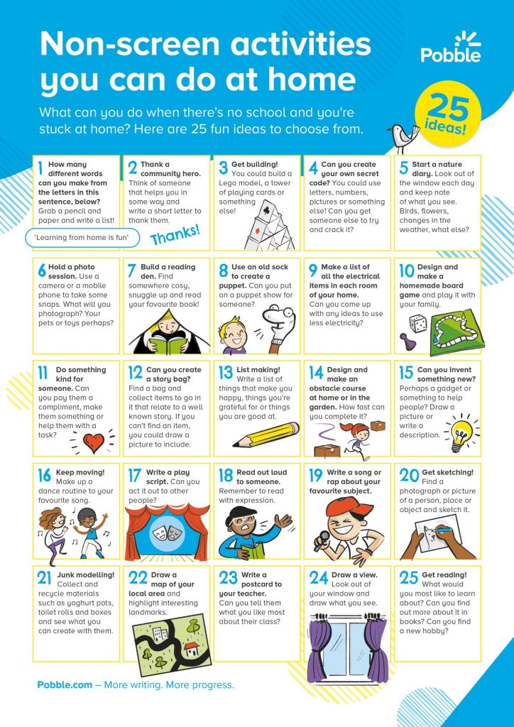 25 Nonscreen Time Activities
